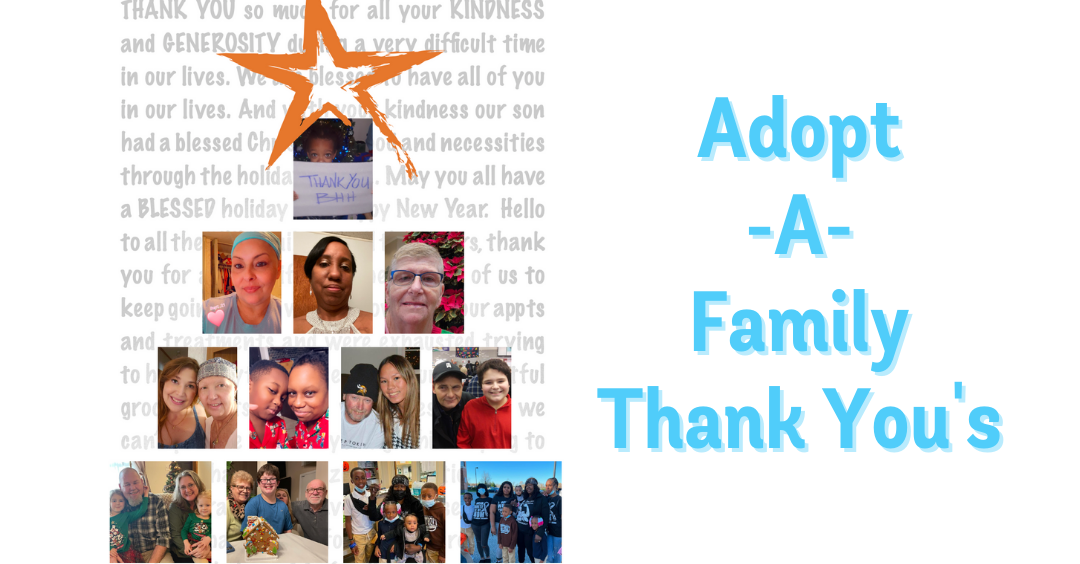 Adopt-A-Family Family Thank You’s
